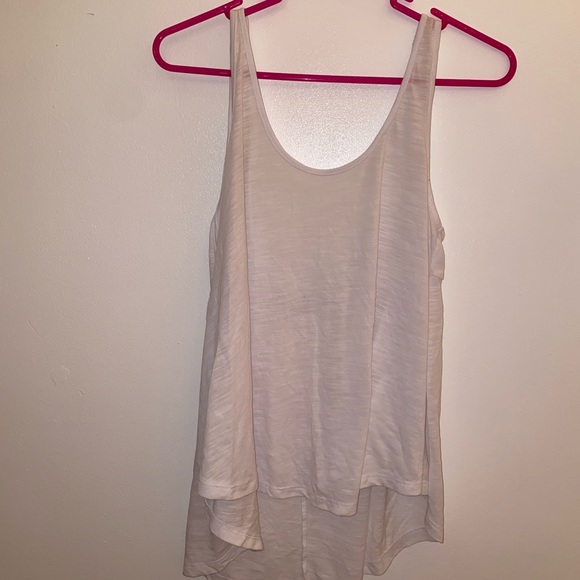 Summery white tank! Cute back - Picture 3 of 4